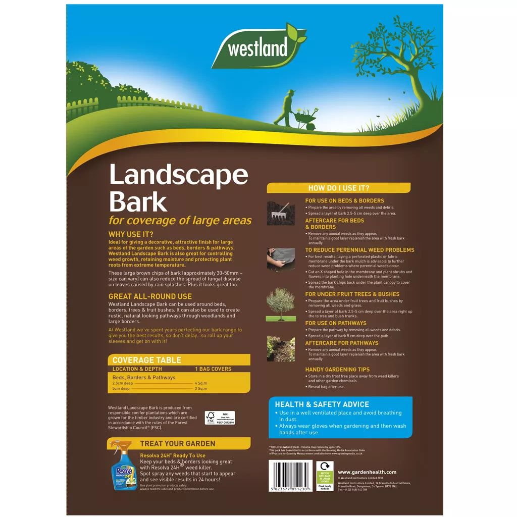 Landscape Bark 100L (10p/L)