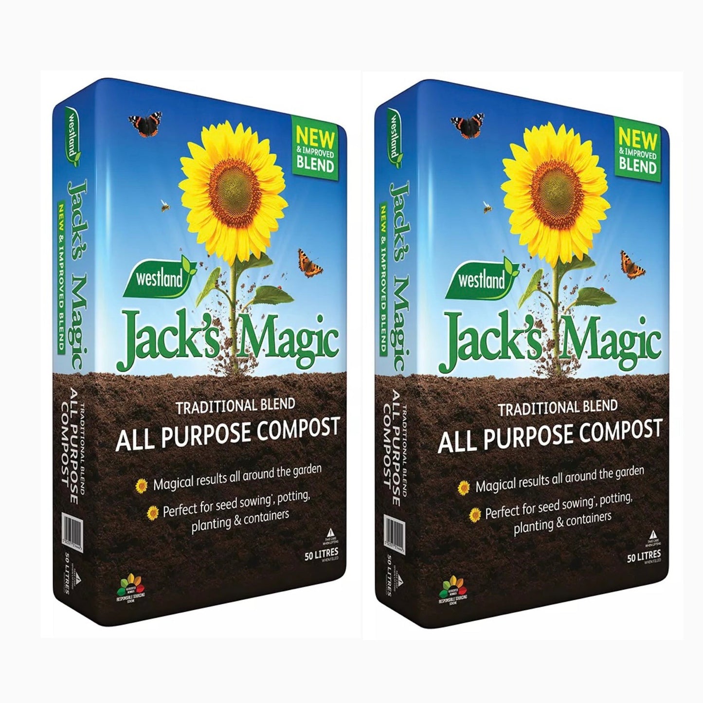 * DEAL* Jack’s Magic All Purpose Compost - 50L - 2 for £16 (usually £8.99 each) (16p/L)