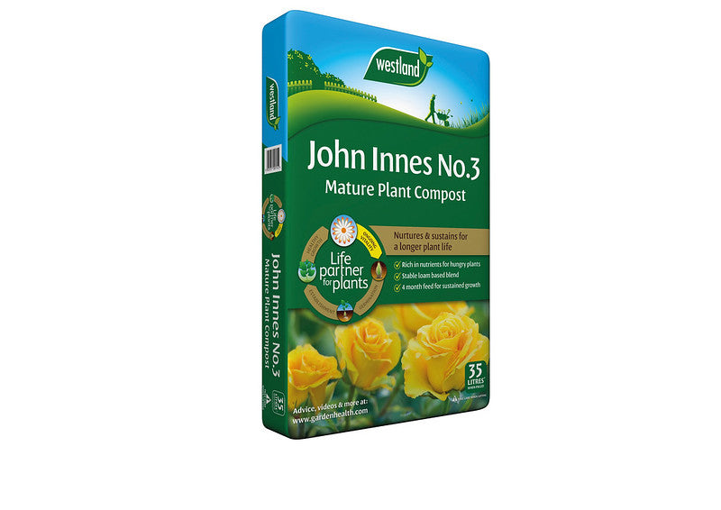 John Innes No.3 Mature Plant Compost (enriched with 4 months feed) 28L (25p/L)