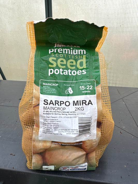 Sarpo Mira - Seed Potatoes - Main Crop - 2Kg