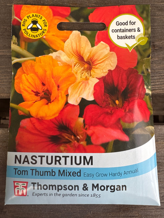 SEEDS - Nasturtium Tom Thumb Mixed