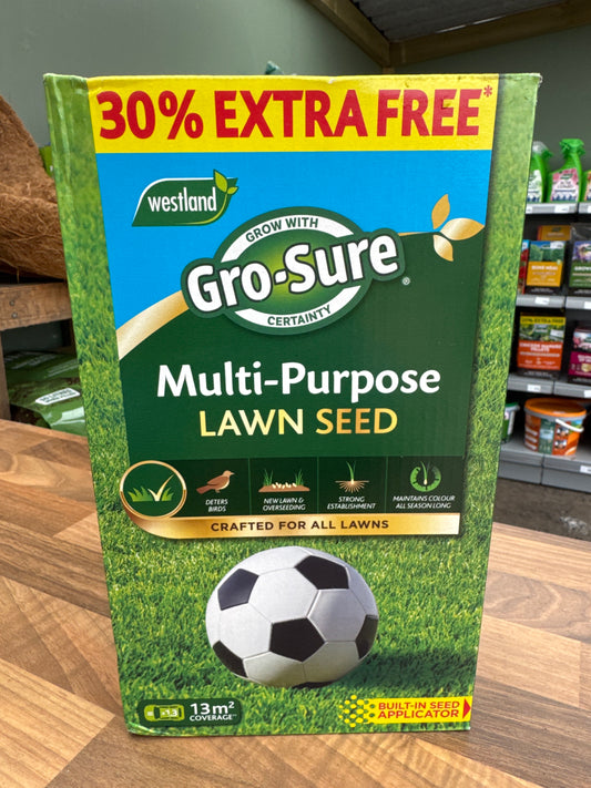 Multi-Purpose Lawn Seed 10 (plus 3) sq.m coverage