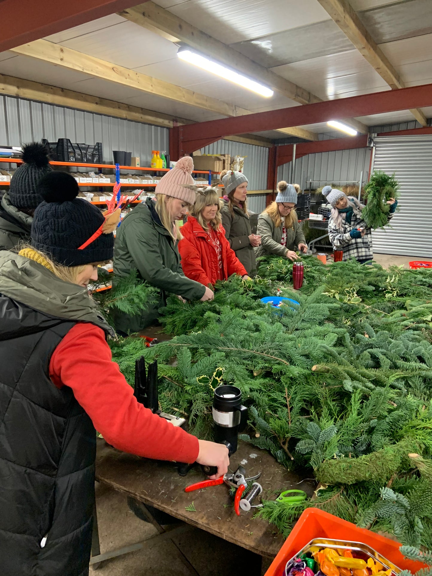 Christmas Wreath Making Class