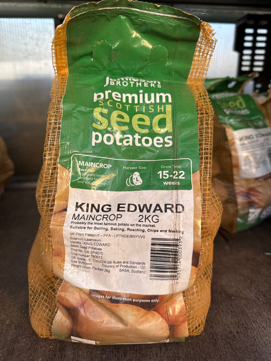 King Edward - Seed Potatoes - Main Crop - 2Kg