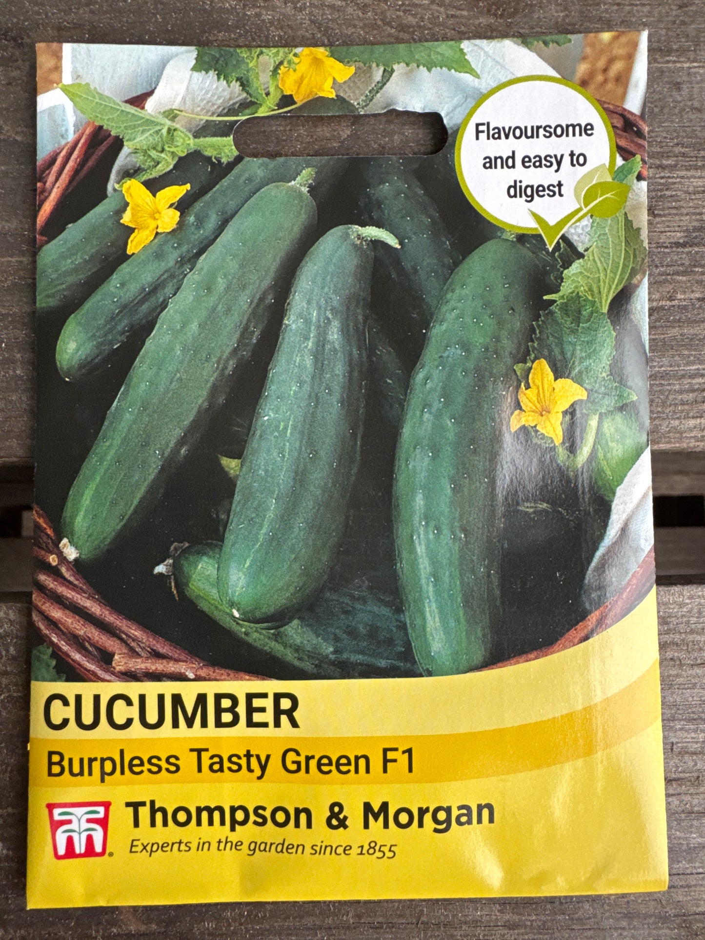 SEEDS - Cucumber Burpless Tasty Green F1