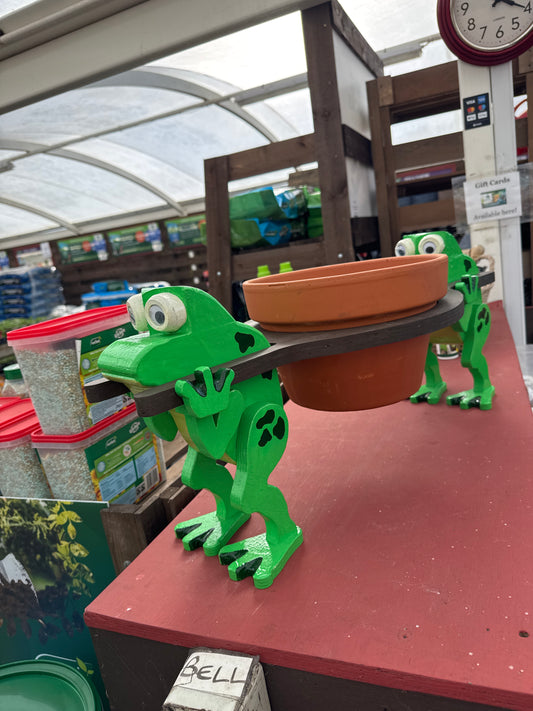 Frogs Carrying Pot