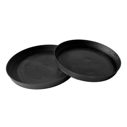 Black plant pot saucer 35cm