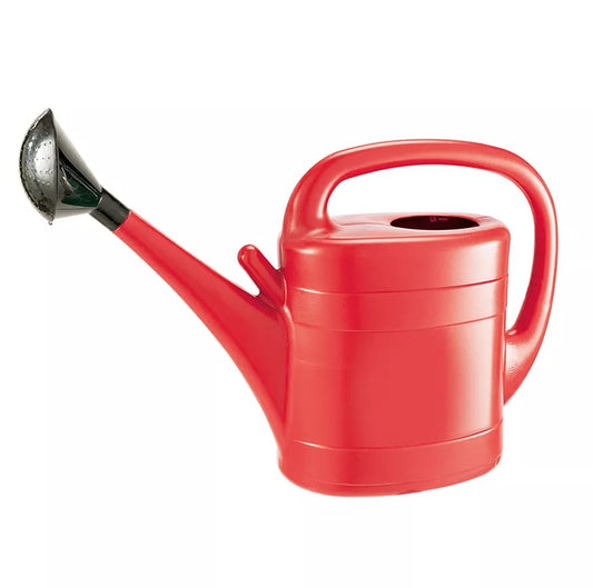 Watering Can Red Plastic (10L capacity)